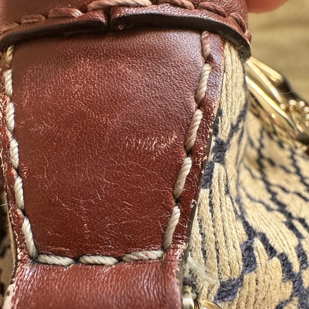 Gucci Diamante Canvas Sukey Satchel - Picture 6 of 16